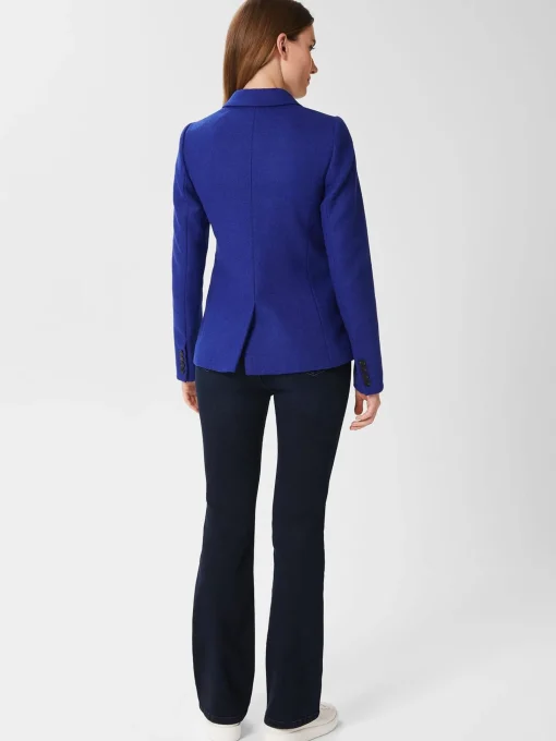 Sale Hobbs Jessica Wool Jacket Cobalt