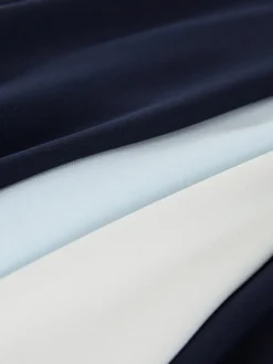 Store Hobbs Jilly Fit And Flare Dress Navy Blue Ivory