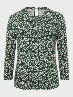 Store Hobbs Julia Printed Top Green Multi