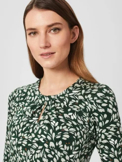 Store Hobbs Julia Printed Top Green Multi