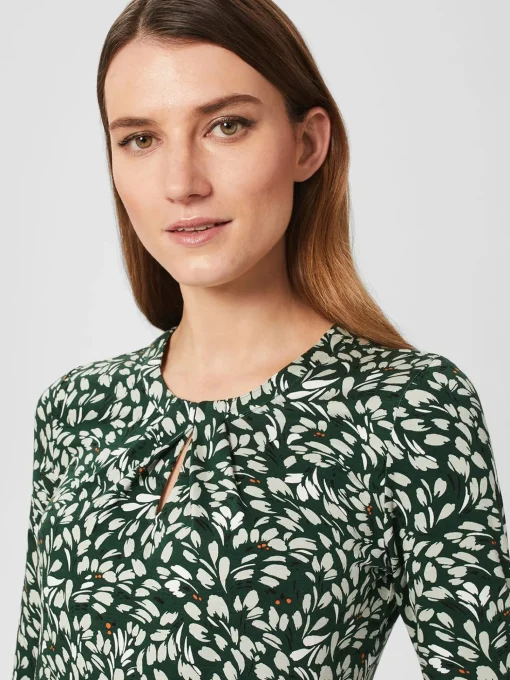 Store Hobbs Julia Printed Top Green Multi