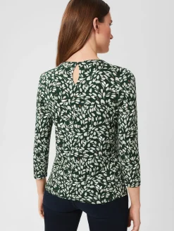 Store Hobbs Julia Printed Top Green Multi