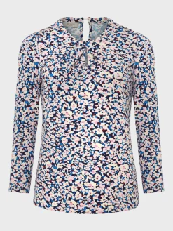 Fashion Hobbs Julia Printed Top Pink Multi