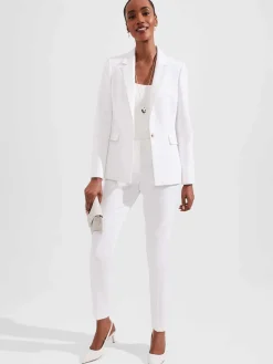 Store Hobbs Kaia Trousers Fresh Ivory