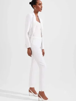 Store Hobbs Kaia Trousers Fresh Ivory