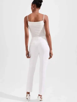 Store Hobbs Kaia Trousers Fresh Ivory
