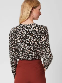Online Hobbs Kamala Blouse Black Multi