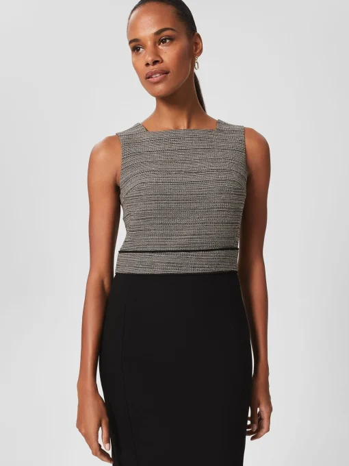 Best Hobbs Kathy Dress Black Ivory