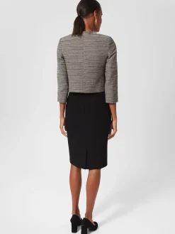 Clearance Hobbs Kathy Jacket Black Ivory
