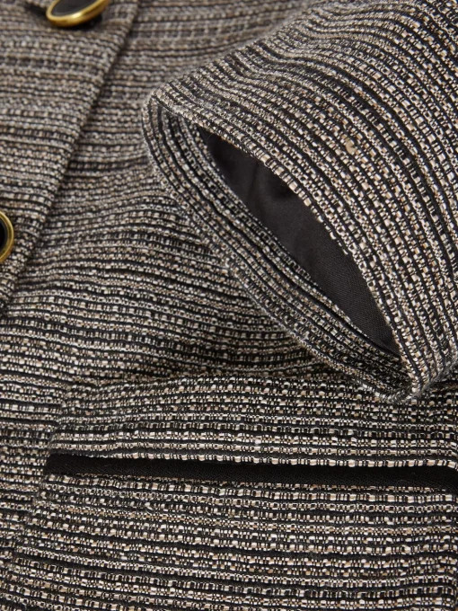 Clearance Hobbs Kathy Jacket Black Ivory