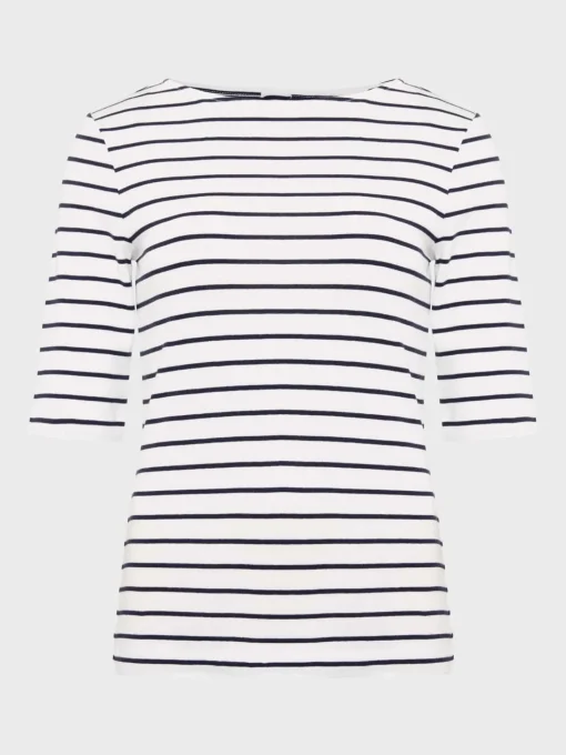 Best Hobbs Katie Button Back Top Ivory Hobbsnavy
