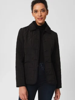 Cheap Hobbs Katie Quilted Coat Black
