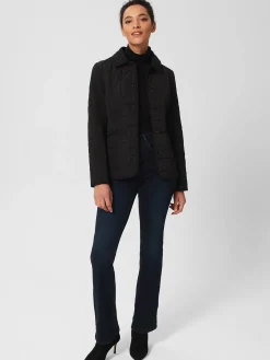 Cheap Hobbs Katie Quilted Coat Black