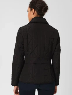 Cheap Hobbs Katie Quilted Coat Black
