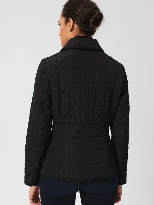 Cheap Hobbs Katie Quilted Coat Black