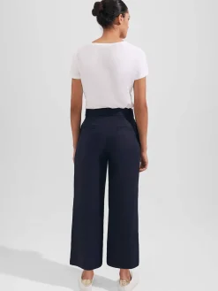 Cheap Hobbs Keighley Crop Trousers Navy