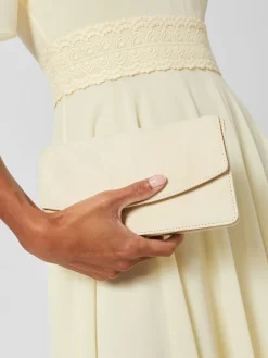 Online Hobbs Kensington Clutch Pale Yellow