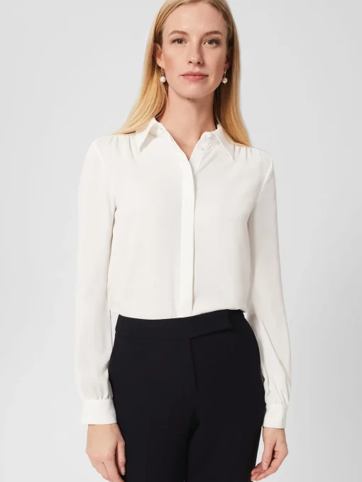 Clearance Hobbs Keston Blouse Ivory