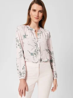 Cheap Hobbs Khloe Floral Top Pink Multi