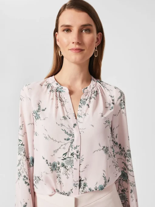 Cheap Hobbs Khloe Floral Top Pink Multi