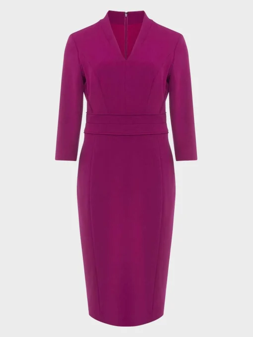 Best Sale Hobbs Kim Dress Bright Plum