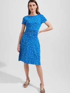 Clearance Hobbs Kimmy Jersey Dress Imperial Multi
