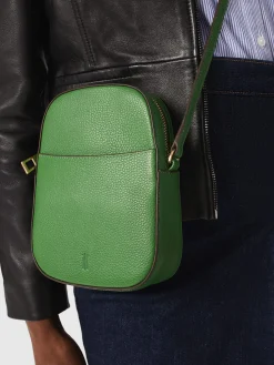 New Hobbs Kingston Cross Body Pea Green