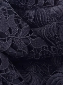 Sale Hobbs Larissa Lace Shift Dress Midnight Navy