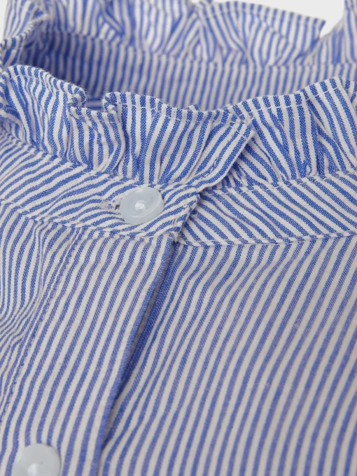 Store Hobbs Lattika Blouse Blue Ivory