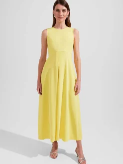 Best Sale Hobbs Lavina Dress Yellow