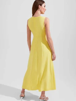 Best Sale Hobbs Lavina Dress Yellow