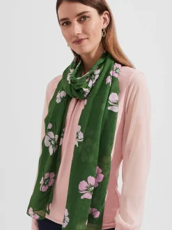 Shop Hobbs Layla Scarf Green Multi
