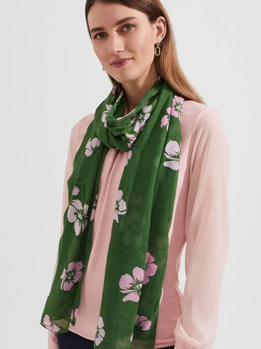 Shop Hobbs Layla Scarf Green Multi