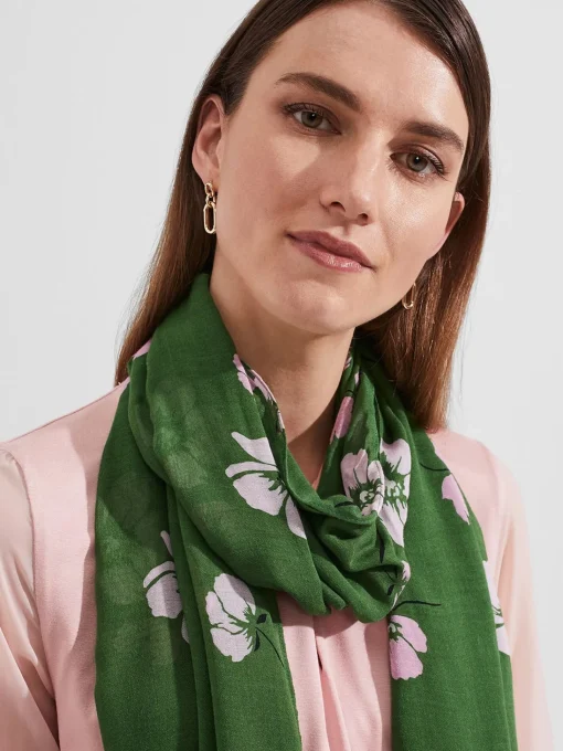Shop Hobbs Layla Scarf Green Multi