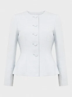 Cheap Hobbs Layla Sculpting Jacket Pale Blue