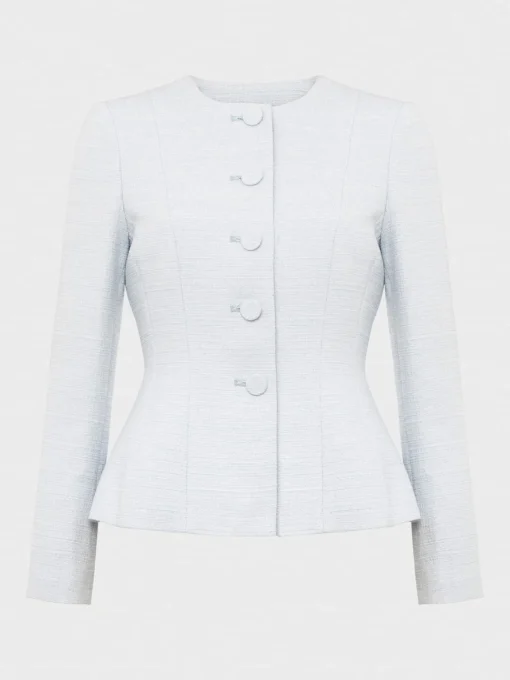 Cheap Hobbs Layla Sculpting Jacket Pale Blue