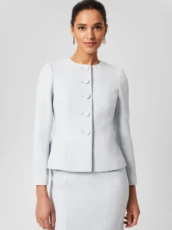 Cheap Hobbs Layla Sculpting Jacket Pale Blue