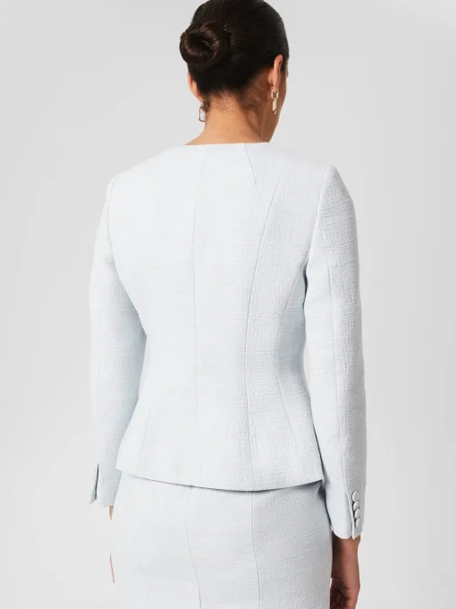 Cheap Hobbs Layla Sculpting Jacket Pale Blue