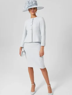 Best Sale Hobbs Layla Shift Dress Pale Blue