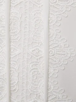 Fashion Hobbs Leena Lace Trim Blouse Ivory