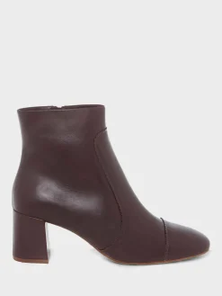 Sale Hobbs Leila Ankle Boot Aubergine