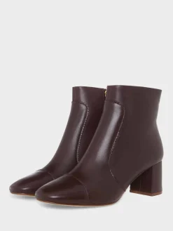 Sale Hobbs Leila Ankle Boot Aubergine