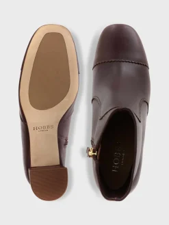 Sale Hobbs Leila Ankle Boot Aubergine