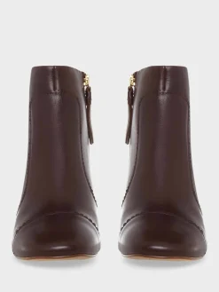 Sale Hobbs Leila Ankle Boot Aubergine