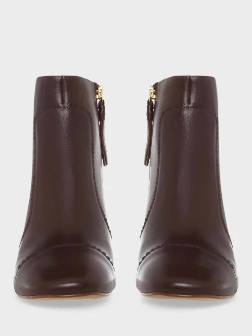 Sale Hobbs Leila Ankle Boot Aubergine