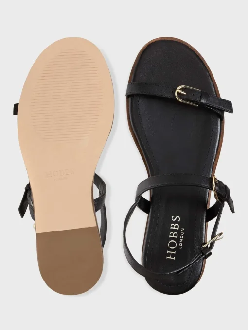 Cheap Hobbs Lila Footbed Sandal Black