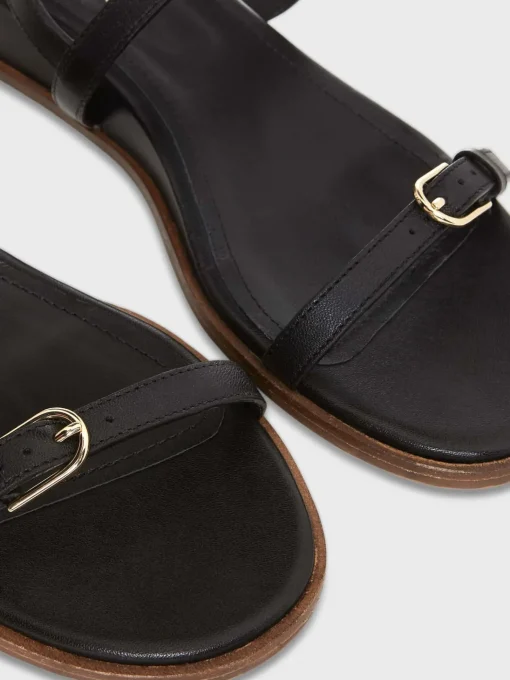 Cheap Hobbs Lila Footbed Sandal Black