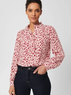 Flash Sale Hobbs Lillian Blouse Pink Multi