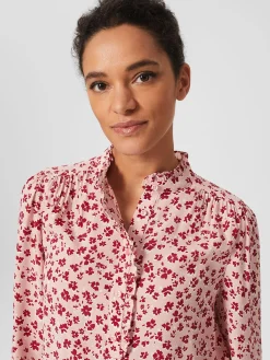 Flash Sale Hobbs Lillian Blouse Pink Multi