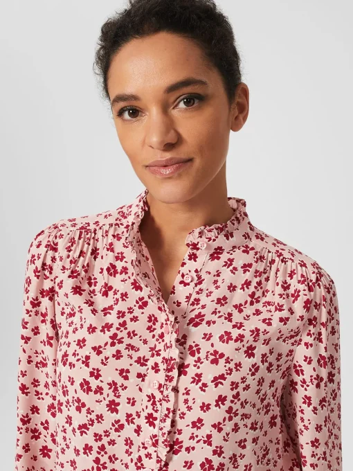 Flash Sale Hobbs Lillian Blouse Pink Multi